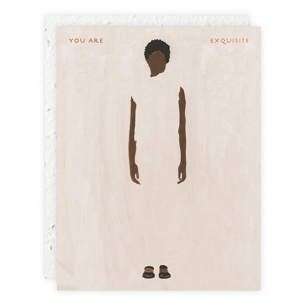 You Are Exquisite - Birthday Card