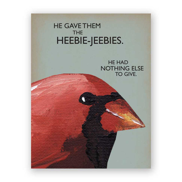 Heebie Jeebies Greeting Card