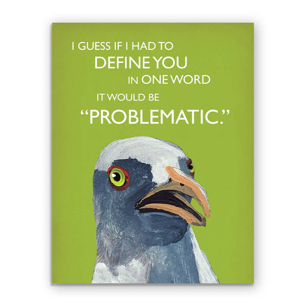 Problematic Greeting Card