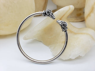 Ram Head Cuff Bracelet - Inspired by Ancient Greece