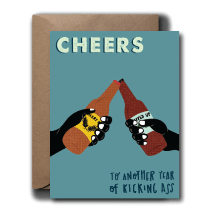 Cheers To Another Year Birthday Greeting Card