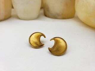African Crescent Earrings