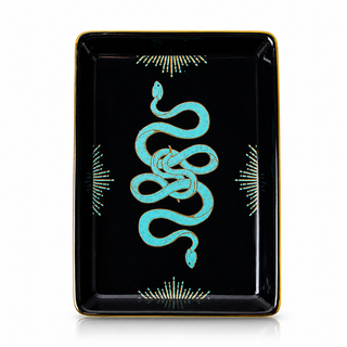 Golden Age Serpent Ceramic Tray