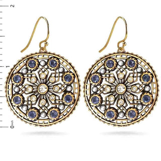 Rosette Earrings - Hollywood Glamor Inspired