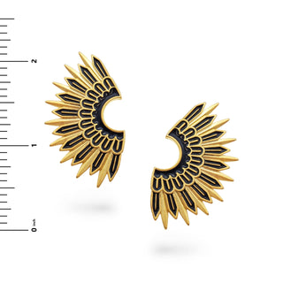 Starburst Fan Earrings