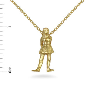 La Petite Danseuse Pendant - Degas Ballet Dancer Necklace