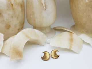 African Crescent Earrings