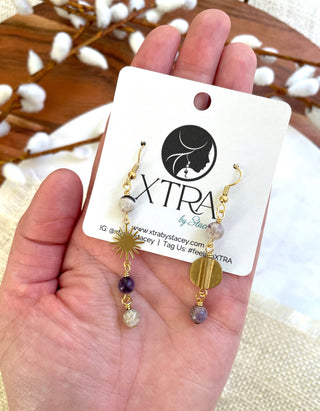 The Mysaria Earring - Mismatch Celestial Dangle Earring