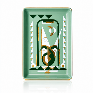 Deco Seahorse Ceramic Tray