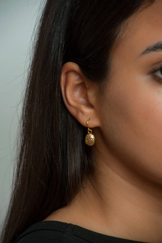 Egyptian Scarab Earrings - Mini