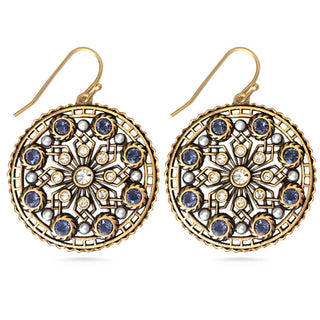 Rosette Earrings - Hollywood Glamor Inspired