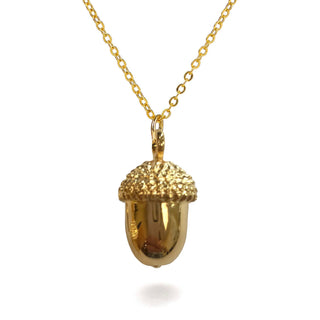 Acorn Pendant - Gold Finish