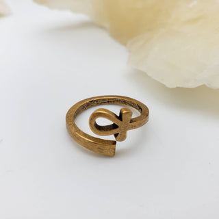 Egyptian Ankh Ring - Adjustable