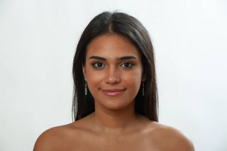 Cleopatra Aventurine Earrings - Egyptian Inspired