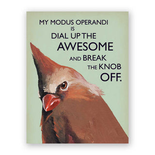 Modus Operandi Greeting Card