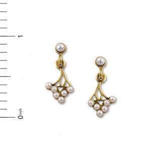 Art Nouveau Spray Earrings