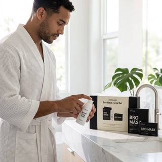Bro Mask Facial Set- Ready, Set, Glow Gift Box by Jaxon Lane