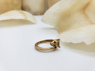 Egyptian Cat Ring - Adjustable - Bastet Goddess