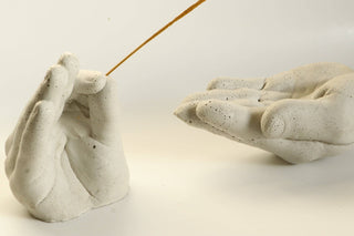 Hand Incense Holder: Gold