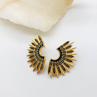 Starburst Fan Earrings