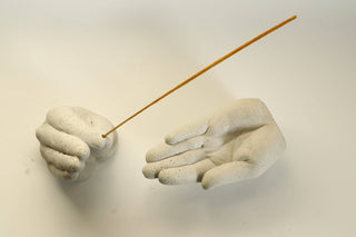 Hand Incense Holder: Gold