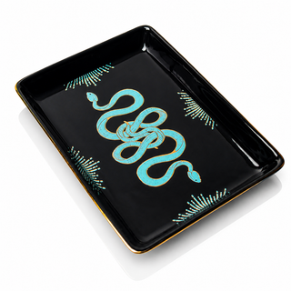Golden Age Serpent Ceramic Tray