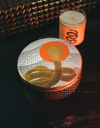 Cobra Dawn Ceramic Trinket Box