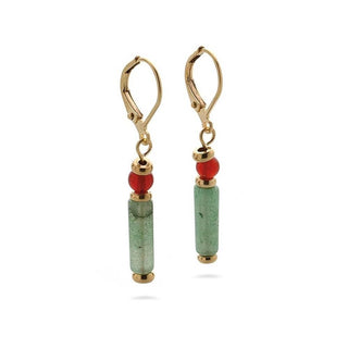 Cleopatra Aventurine Earrings - Egyptian Inspired