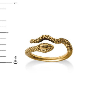 Egyptian Snake Ring - Adjustable