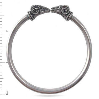 Ram Head Cuff Bracelet - Inspired by Ancient Greece