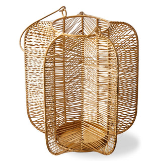 Wells Outdoor/Indoor Lantern Large Antique Brass Iron