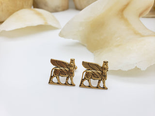 Lamassu Winged Bull Cufflinks