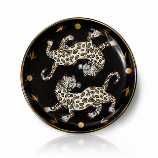 Round Ceramic Dish - Leopard Horizon