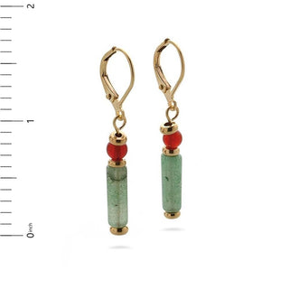 Cleopatra Aventurine Earrings - Egyptian Inspired