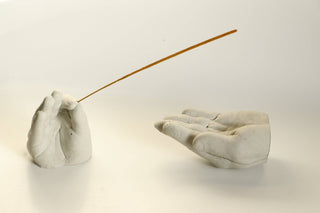 Hand Incense Holder: Gold