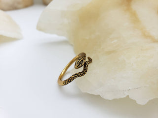 Egyptian Snake Ring - Adjustable