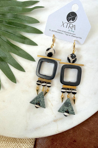 The Dark Geometry Earrings
