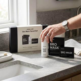 Bro Mask Facial Set- Ready, Set, Glow Gift Box by Jaxon Lane