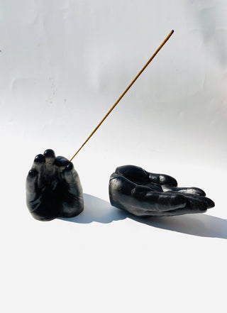 Hand Incense Holder: Black