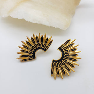 Starburst Fan Earrings