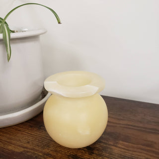 Alabaster Vase Polished - 3.5" - Made in Egypt