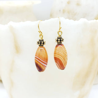 Banded Agate Earrings