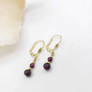 Garnet Gradient Earrings