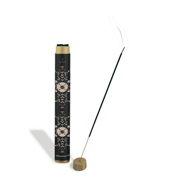 Gilded Incense w/ Brass Holder, Sweet Balsam