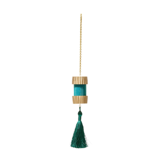 Gilded Wax Pendant, Velvet Pear