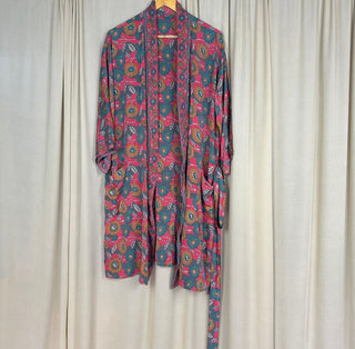 Recycled Silk Short Robe No. 5