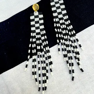The Adrian Earring, Black