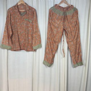 Upcycled Silk PJ Set No. 2 - S/M