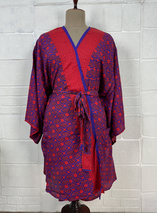 Recycled Silk Short Robe No. 1