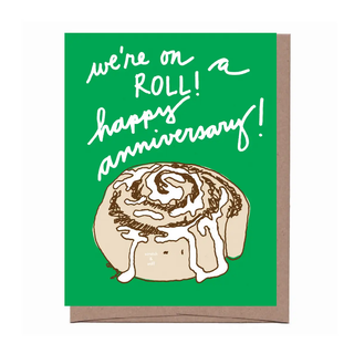 Scratch & Sniff Cinnamon Roll Anniversary Card